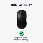PC, gaming si accesorii - Periferice PC - Periferice Diverse - Set picioruse mouse Kwmobile pentru Logitech G PRO Wireless Gaming, PTFE, negru, autoadezive, alunecare usoara - Infinity.ro