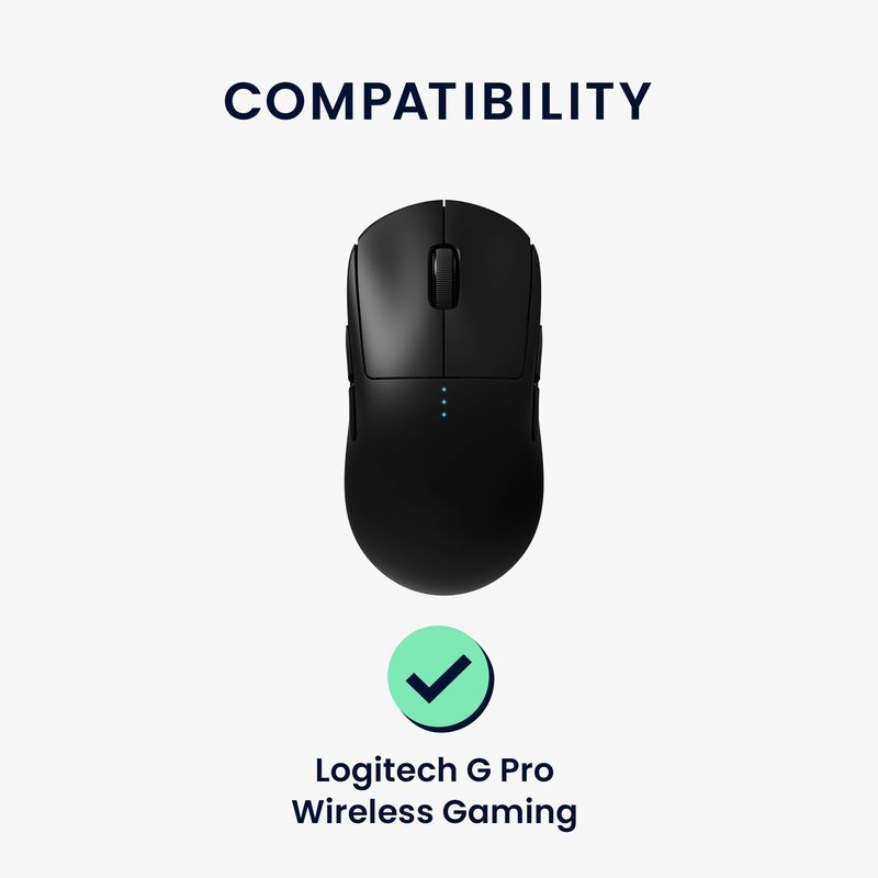 PC, gaming si accesorii - Periferice PC - Periferice Diverse - Set picioruse mouse Kwmobile pentru Logitech G PRO Wireless Gaming, PTFE, negru, autoadezive, alunecare usoara - Infinity.ro