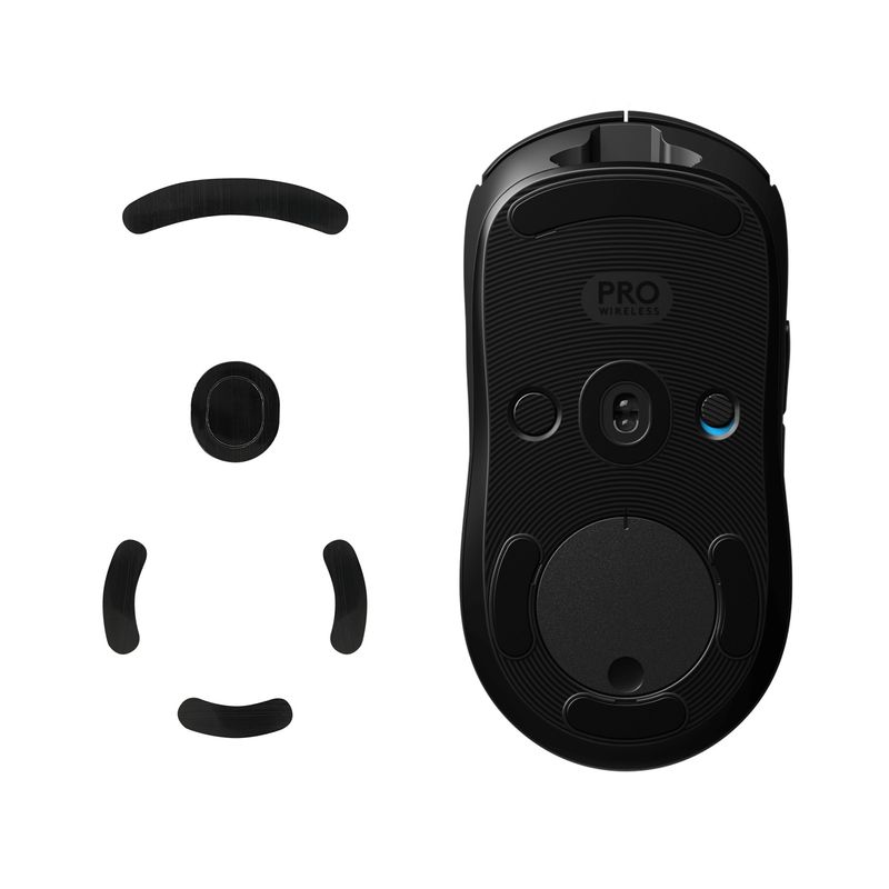 PC, gaming si accesorii - Periferice PC - Periferice Diverse - Set picioruse mouse Kwmobile pentru Logitech G PRO Wireless Gaming, PTFE, negru, autoadezive, alunecare usoara - Infinity.ro