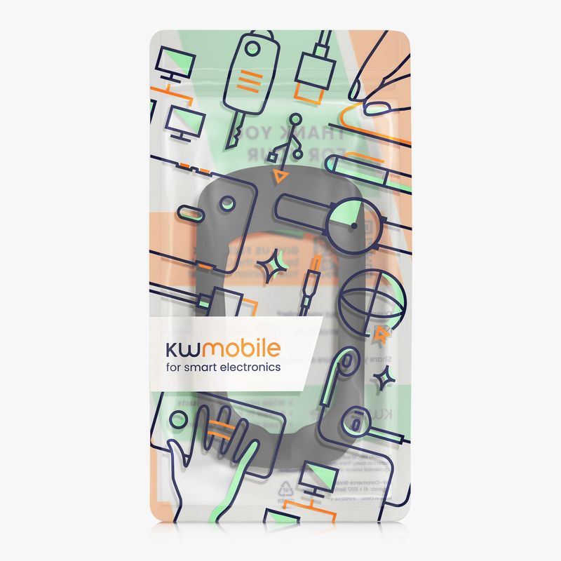 Sport si Outdoor - Ciclism - Accesorii pentru biciclete - Suporturi accesorii biciclete - Husa GPS Kwmobile pentru Garmin Edge Explore, anti-alunecare, silicon, negru - Infinity.ro