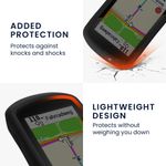 Sport si Outdoor - Ciclism - Accesorii pentru biciclete - Suporturi accesorii biciclete - Husa GPS Kwmobile pentru Garmin Edge Explore, anti-alunecare, silicon, negru - Infinity.ro