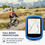 Sport si Outdoor - Ciclism - Accesorii pentru biciclete - Suporturi accesorii biciclete - Husa GPS Kwmobile pentru Garmin Edge 840/Edge 540, anti-alunecare, silicon, albastru - Infinity.ro
