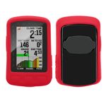 Sport si Outdoor - Ciclism - Accesorii pentru biciclete - Suporturi accesorii biciclete - Husa GPS Kwmobile pentru Wahoo ELEMNT ROAM V2, anti-alunecare, silicon, rosu - Infinity.ro