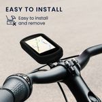 Sport si Outdoor - Ciclism - Accesorii pentru biciclete - Suporturi accesorii biciclete - Husa GPS Kwmobile pentru Garmin Edge 840/Edge 540, anti-alunecare, silicon, negru - Infinity.ro