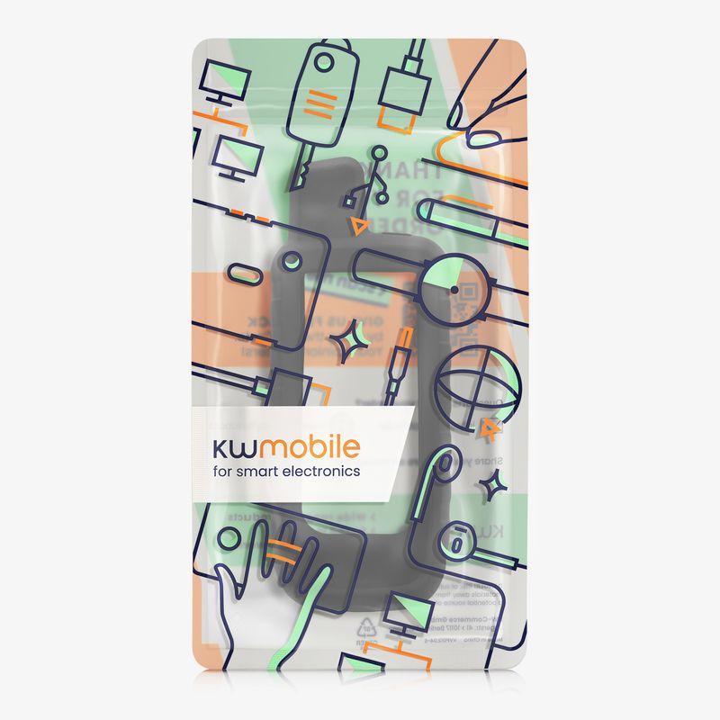 Sport si Outdoor - Ciclism - Accesorii pentru biciclete - Suporturi accesorii biciclete - Husa GPS Kwmobile pentru Garmin GPSMAP 66sr/GPSMAP 67, anti-alunecare, silicon, negru - Infinity.ro