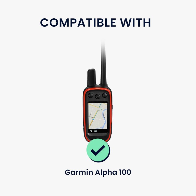 Sport si Outdoor - Ciclism - Accesorii pentru biciclete - Suporturi accesorii biciclete - Husa GPS Kwmobile pentru Garmin Alpha 100, anti-alunecare, silicon, verde - Infinity.ro