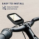 Sport si Outdoor - Ciclism - Accesorii pentru biciclete - Suporturi accesorii biciclete - Husa GPS Kwmobile pentru Garmin Edge 1050, anti-alunecare, silicon, gri - Infinity.ro