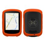 Sport si Outdoor - Ciclism - Accesorii pentru biciclete - Suporturi accesorii biciclete - Husa GPS Kwmobile pentru Garmin Edge 840/Edge 540, protectie la socuri, silicon, portocaliu - Infinity.ro