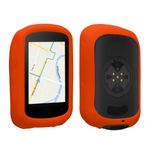 Sport si Outdoor - Ciclism - Accesorii pentru biciclete - Suporturi accesorii biciclete - Husa GPS Kwmobile pentru Garmin Edge 840/Edge 540, protectie la socuri, silicon, portocaliu - Infinity.ro