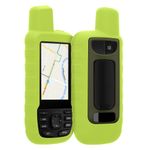 Sport si Outdoor - Ciclism - Accesorii pentru biciclete - Suporturi accesorii biciclete - Husa GPS Kwmobile pentru Garmin GPSMAP 66sr/GPSMAP 67, anti-alunecare, silicon, galben - Infinity.ro