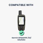 Sport si Outdoor - Ciclism - Accesorii pentru biciclete - Suporturi accesorii biciclete - Husa GPS Kwmobile pentru Garmin GPSMAP 65/62/62S/62SC, anti-alunecare, silicon, verde - Infinity.ro