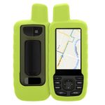 Sport si Outdoor - Ciclism - Accesorii pentru biciclete - Suporturi accesorii biciclete - Husa GPS Kwmobile pentru Garmin GPSMAP 66sr/GPSMAP 67, anti-alunecare, silicon, galben - Infinity.ro