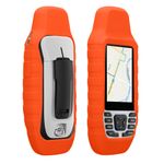 Sport si Outdoor - Ciclism - Accesorii pentru biciclete - Suporturi accesorii biciclete - Husa GPS Kwmobile pentru Garmin GPSMAP 79S/GPSMAP 79SC, anti-alunecare, silicon, portocaliu - Infinity.ro