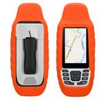 Sport si Outdoor - Ciclism - Accesorii pentru biciclete - Suporturi accesorii biciclete - Husa GPS Kwmobile pentru Garmin GPSMAP 79S/GPSMAP 79SC, anti-alunecare, silicon, portocaliu - Infinity.ro