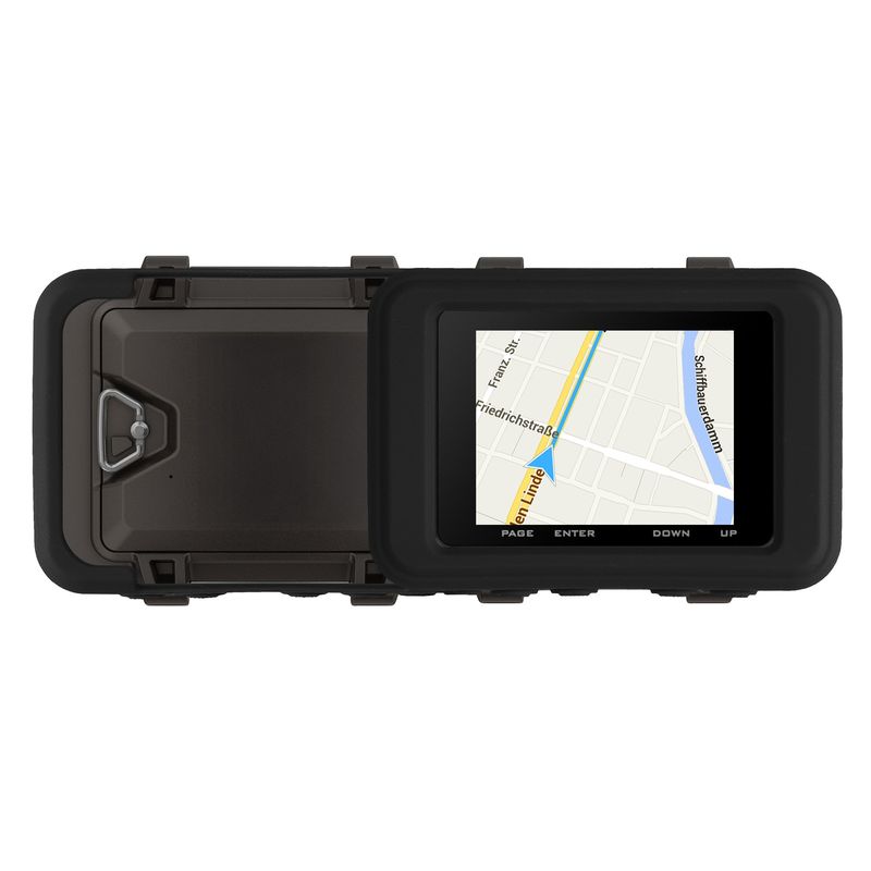 Sport si Outdoor - Ciclism - Accesorii pentru biciclete - Suporturi accesorii biciclete - Husa GPS Kwmobile pentru Garmin Foretrex 801/901, anti-alunecare, silicon, negru - Infinity.ro