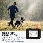 Sport si Outdoor - Ciclism - Accesorii pentru biciclete - Suporturi accesorii biciclete - Husa GPS Kwmobile pentru Garmin Foretrex 801/901, anti-alunecare, silicon, negru - Infinity.ro