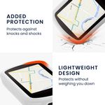 Sport si Outdoor - Ciclism - Accesorii pentru biciclete - Suporturi accesorii biciclete - Husa GPS Kwmobile pentru Garmin Edge 840/Edge 540, anti-alunecare, silicon, alb - Infinity.ro