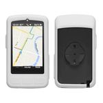 Sport si Outdoor - Ciclism - Accesorii pentru biciclete - Suporturi accesorii biciclete - Husa GPS Kwmobile pentru Wahoo ELEMNT ROAM 3, anti-alunecare, silicon, alb - Infinity.ro