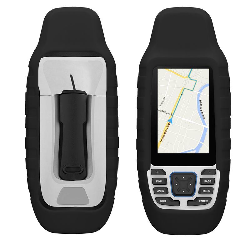 Sport si Outdoor - Ciclism - Accesorii pentru biciclete - Suporturi accesorii biciclete - Husa GPS Kwmobile pentru Garmin GPSMAP 79S/GPSMAP 79SC, anti-alunecare, silicon, negru - Infinity.ro
