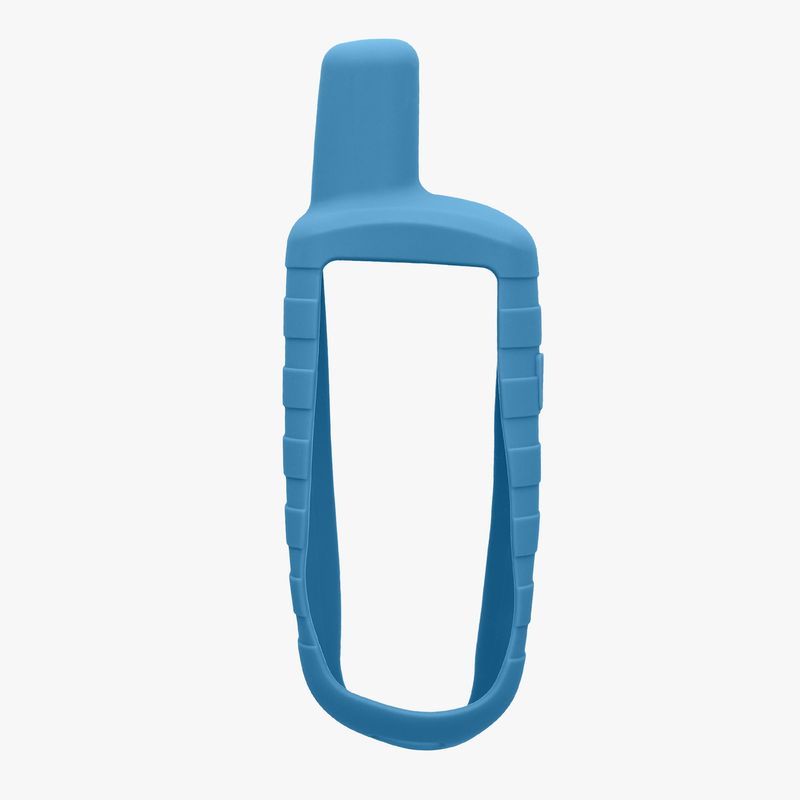 Sport si Outdoor - Ciclism - Accesorii pentru biciclete - Suporturi accesorii biciclete - Husa GPS Kwmobile pentru Garmin GPSMAP 65/62/62S/62SC, anti-alunecare, silicon, albastru - Infinity.ro