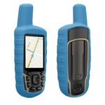 Sport si Outdoor - Ciclism - Accesorii pentru biciclete - Suporturi accesorii biciclete - Husa GPS Kwmobile pentru Garmin GPSMAP 65/62/62S/62SC, anti-alunecare, silicon, albastru - Infinity.ro