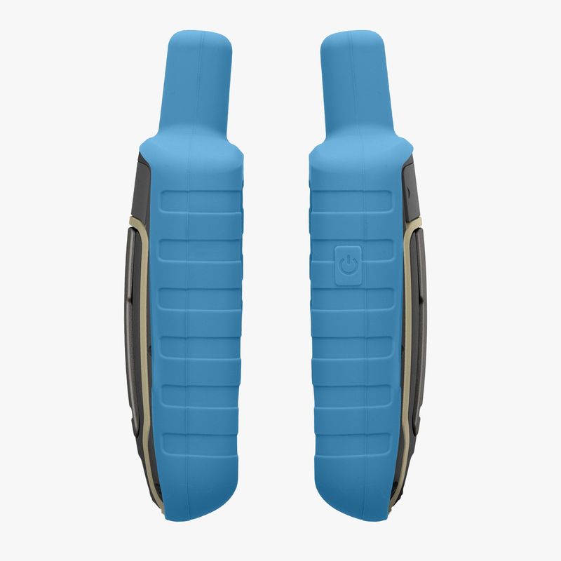 Sport si Outdoor - Ciclism - Accesorii pentru biciclete - Suporturi accesorii biciclete - Husa GPS Kwmobile pentru Garmin GPSMAP 65/62/62S/62SC, anti-alunecare, silicon, albastru - Infinity.ro