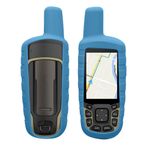 Sport si Outdoor - Ciclism - Accesorii pentru biciclete - Suporturi accesorii biciclete - Husa GPS Kwmobile pentru Garmin GPSMAP 65/62/62S/62SC, anti-alunecare, silicon, albastru - Infinity.ro