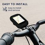Sport si Outdoor - Ciclism - Accesorii pentru biciclete - Suporturi accesorii biciclete - Husa GPS Kwmobile pentru Garmin Edge MTB, anti-alunecare, silicon, negru - Infinity.ro