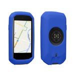 Sport si Outdoor - Ciclism - Accesorii pentru biciclete - Suporturi accesorii biciclete - Husa GPS Kwmobile pentru Garmin Edge 1050, anti-alunecare, silicon, albastru - Infinity.ro