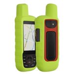 Sport si Outdoor - Ciclism - Accesorii pentru biciclete - Suporturi accesorii biciclete - Husa GPS Kwmobile pentru Garmin GPSMAP 66i/GPSMAP 67i, anti-alunecare, silicon, galben - Infinity.ro