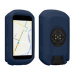 Sport si Outdoor - Ciclism - Accesorii pentru biciclete - Suporturi accesorii biciclete - Husa GPS Kwmobile pentru Garmin Edge 850/550, anti-alunecare, silicon, albastru - Infinity.ro