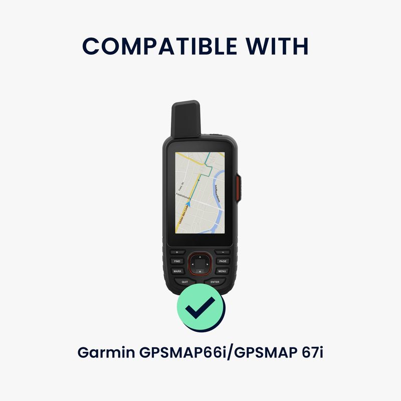 Sport si Outdoor - Ciclism - Accesorii pentru biciclete - Suporturi accesorii biciclete - Husa GPS Kwmobile pentru Garmin GPSMAP 66i/GPSMAP 67i, anti-alunecare, silicon, galben - Infinity.ro