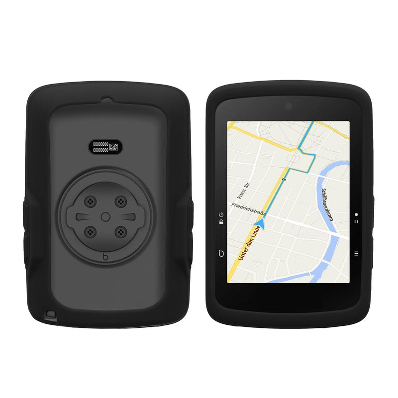 Sport si Outdoor - Ciclism - Accesorii pentru biciclete - Suporturi accesorii biciclete - Husa GPS Kwmobile pentru Bryton Rider S510, protectie la socuri, silicon, negru - Infinity.ro