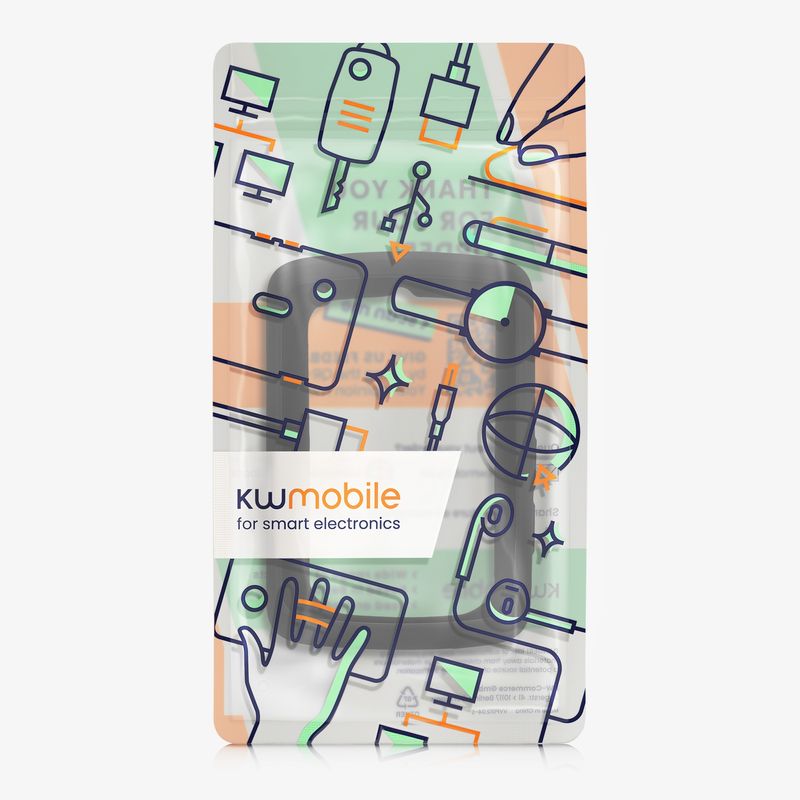 Sport si Outdoor - Ciclism - Accesorii pentru biciclete - Suporturi accesorii biciclete - Husa GPS Kwmobile pentru Bryton Rider S510, protectie la socuri, silicon, negru - Infinity.ro