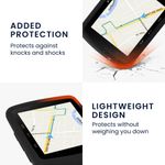 Sport si Outdoor - Ciclism - Accesorii pentru biciclete - Suporturi accesorii biciclete - Husa GPS Kwmobile pentru Bryton Rider 650/Rider 550, anti-alunecare, silicon, negru - Infinity.ro