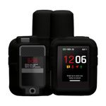 Sport si Outdoor - Ciclism - Accesorii pentru biciclete - Suporturi accesorii biciclete - Husa GPS Kwmobile pentru Garmin inReach Mini 3/Mini 3 Plus, anti-alunecare, silicon, negru - Infinity.ro