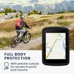 Sport si Outdoor - Ciclism - Accesorii pentru biciclete - Suporturi accesorii biciclete - Husa GPS Kwmobile pentru Bryton Rider 650/Rider 550, anti-alunecare, silicon, negru - Infinity.ro