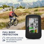 Sport si Outdoor - Ciclism - Accesorii pentru biciclete - Suporturi accesorii biciclete - Husa GPS Kwmobile pentru Wahoo ELEMNT ROAM V2, anti-alunecare, silicon, negru - Infinity.ro