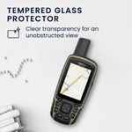 Sport si Outdoor - Ciclism - Accesorii pentru biciclete - Suporturi accesorii biciclete - Set 2 folii protectie Kwmobile pentru Garmin GPSMAP 62/62sc/64/64st/65/65sr, aplicare fara bule, PET, transparent - Infinity.ro