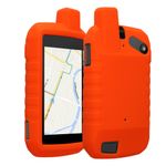 Sport si Outdoor - Ciclism - Accesorii pentru biciclete - Suporturi accesorii biciclete - Husa GPS Kwmobile pentru Garmin Montana 700i/750i, anti-alunecare, silicon, portocaliu - Infinity.ro