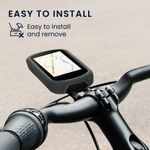 Sport si Outdoor - Ciclism - Accesorii pentru biciclete - Suporturi accesorii biciclete - Husa GPS Kwmobile pentru Garmin Edge 840/Edge 540, anti-alunecare, silicon, gri - Infinity.ro
