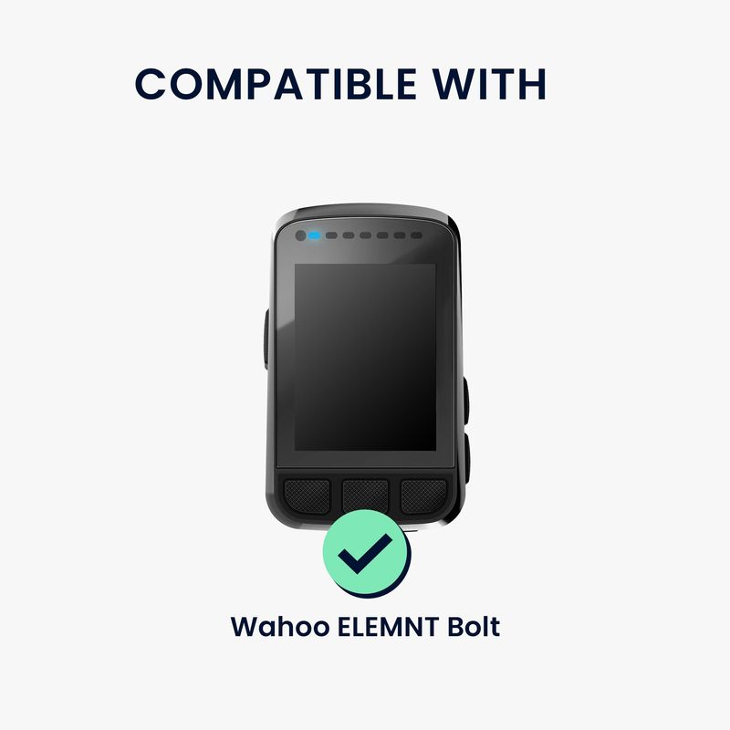 Sport si Outdoor - Ciclism - Accesorii pentru biciclete - Suporturi accesorii biciclete - Set 2 folii protectie Kwmobile pentru Wahoo ELEMNT BOLT, protectie la socuri, PET, transparent - Infinity.ro