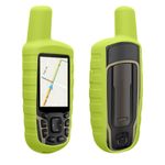 Sport si Outdoor - Ciclism - Accesorii pentru biciclete - Suporturi accesorii biciclete - Husa GPS Kwmobile pentru Garmin GPSMAP 65/62/62S/62SC, anti-alunecare, silicon, galben - Infinity.ro