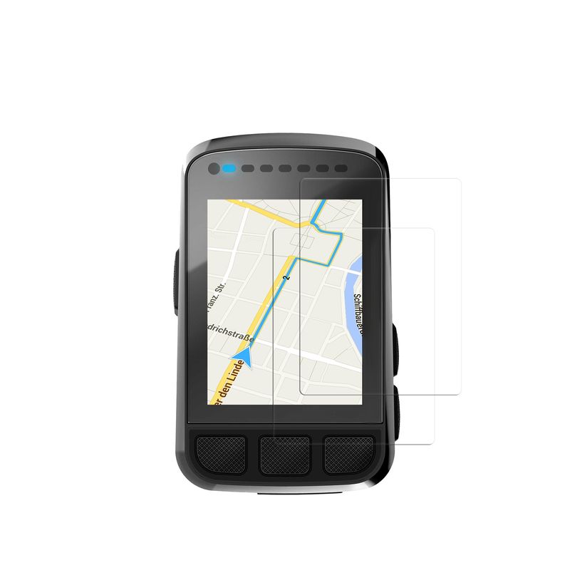 Sport si Outdoor - Ciclism - Accesorii pentru biciclete - Suporturi accesorii biciclete - Set 2 folii protectie Kwmobile pentru Wahoo ELEMNT BOLT, protectie la socuri, PET, transparent - Infinity.ro