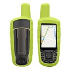 Sport si Outdoor - Ciclism - Accesorii pentru biciclete - Suporturi accesorii biciclete - Husa GPS Kwmobile pentru Garmin GPSMAP 65/62/62S/62SC, anti-alunecare, silicon, galben - Infinity.ro