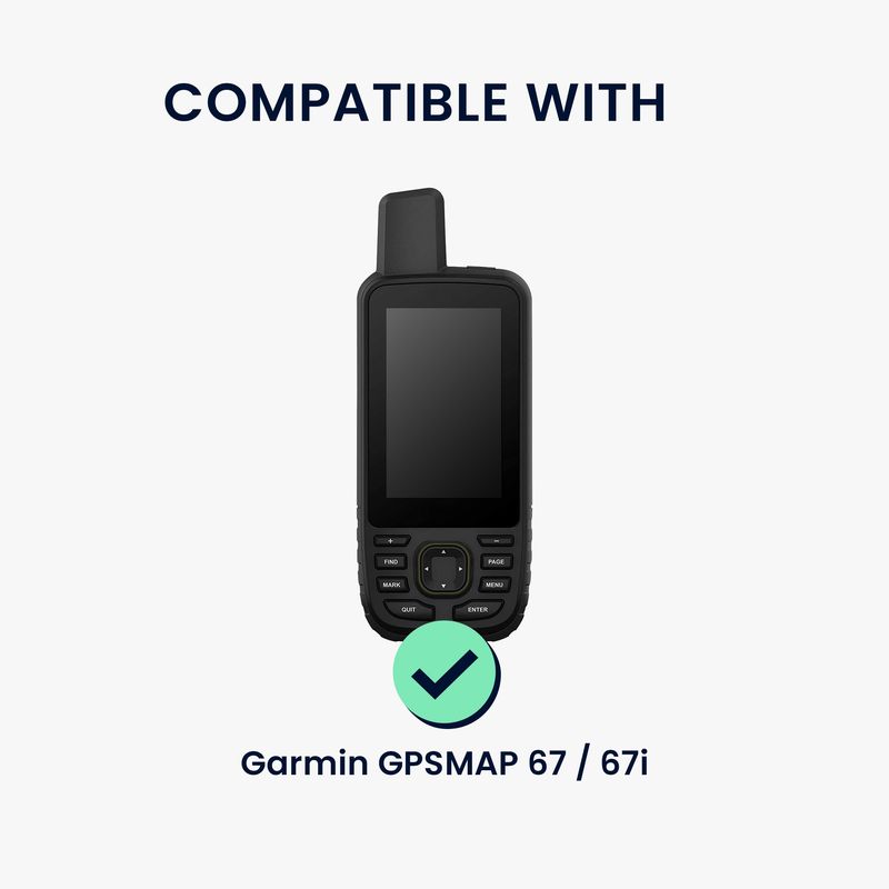 Sport si Outdoor - Ciclism - Accesorii pentru biciclete - Suporturi accesorii biciclete - Set 2 folii protectie Kwmobile pentru Garmin GPSMAP 67/67i, aplicare fara bule, PET, transparent - Infinity.ro