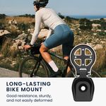 Sport si Outdoor - Ciclism - Accesorii pentru biciclete - Suporturi accesorii biciclete - Suport stand Kwmobile pentru ciclocomputer Garmin Edge, Bryton Rider si Wahoo ELEMNT, otel, negru - Infinity.ro