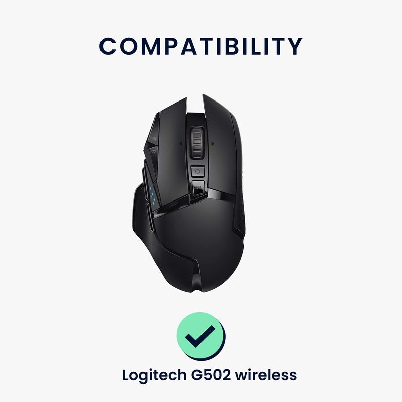 PC, gaming si accesorii - Periferice PC - Periferice Diverse - Set picioruse mouse Kwmobile pentru Logitech G502 Wireless, PTFE, alb, autoadezive, alunecare usoara - Infinity.ro