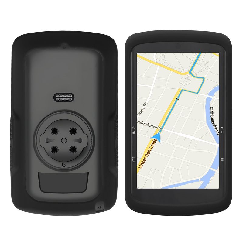 Sport si Outdoor - Ciclism - Accesorii pentru biciclete - Suporturi accesorii biciclete - Husa GPS Kwmobile pentru Bryton Rider S810, protectie la socuri, silicon, negru - Infinity.ro