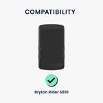 Sport si Outdoor - Ciclism - Accesorii pentru biciclete - Suporturi accesorii biciclete - Husa GPS Kwmobile pentru Bryton Rider S810, protectie la socuri, silicon, negru - Infinity.ro